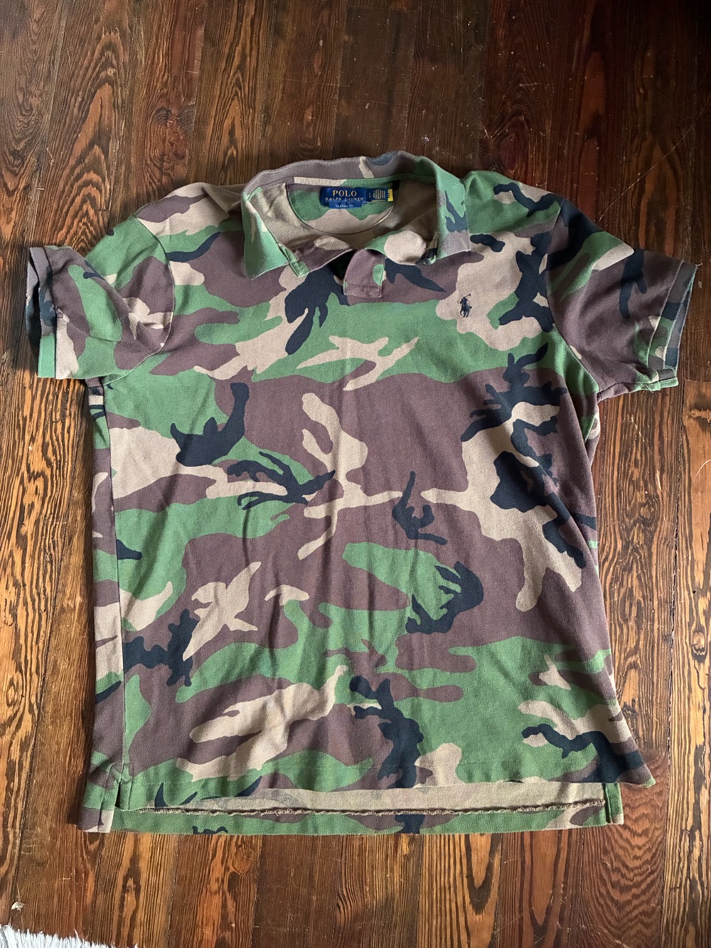 Polo by Ralph Lauren Green Camo Polo Shirt